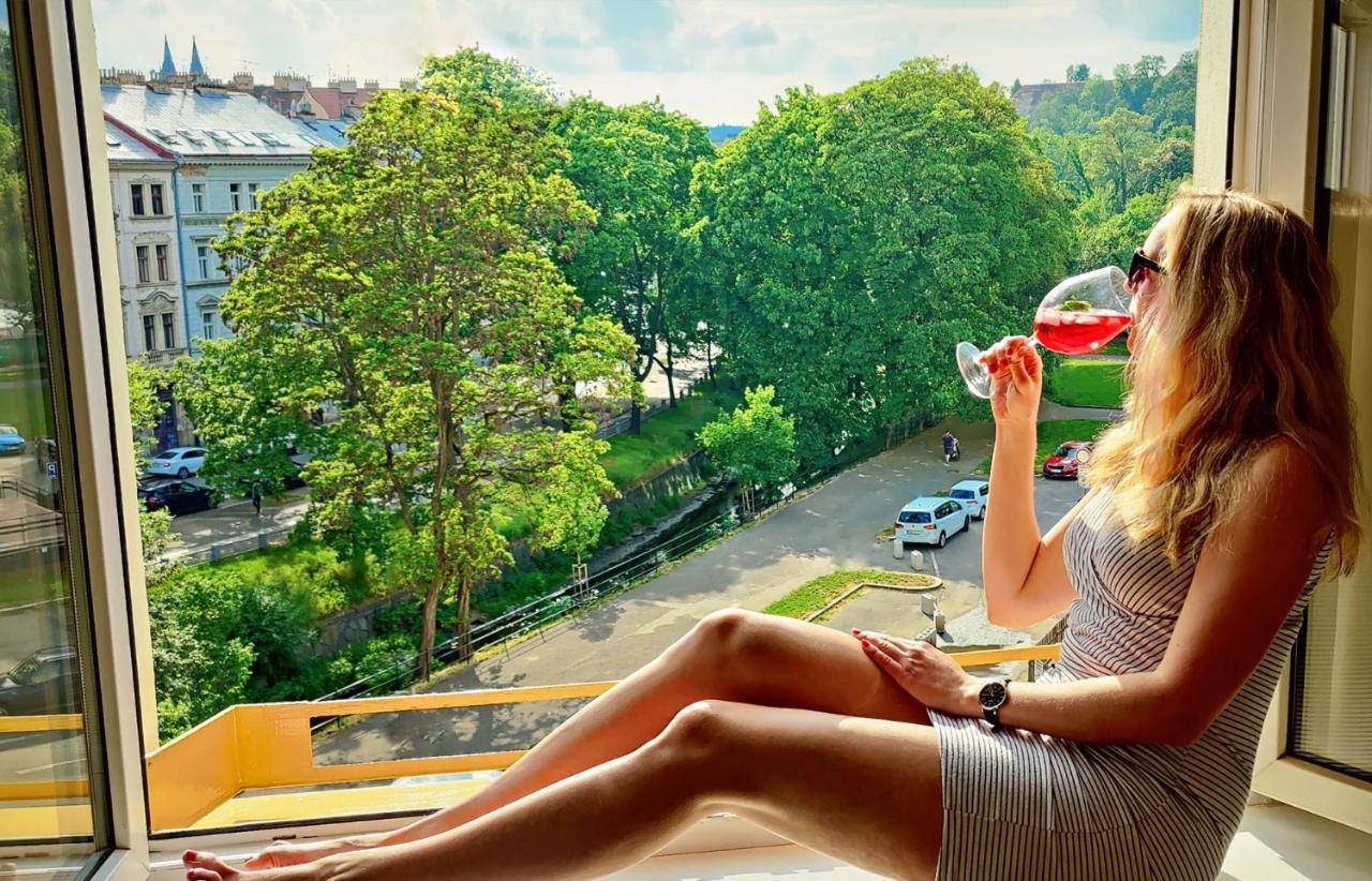 Double King Size Sunny Suite In Castle Area Praga Exterior foto